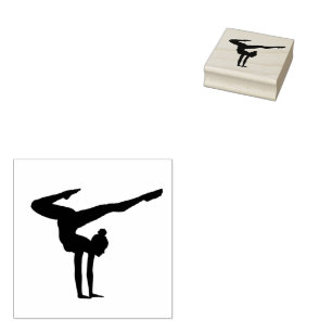 Gymnastics  rubber stamp