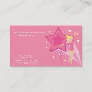 Gymnastics School Business Card