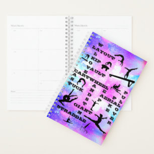 Gymnastics Skills Crosswords Personalised Planner