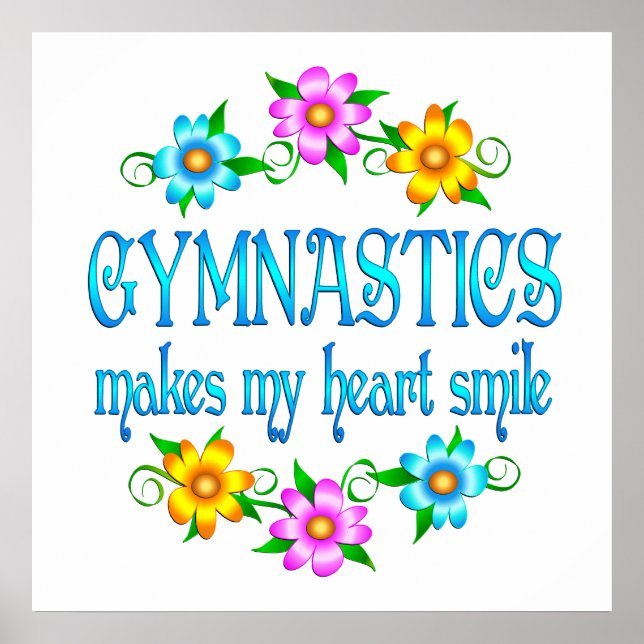 Gymnastics Smiles Poster (Front)
