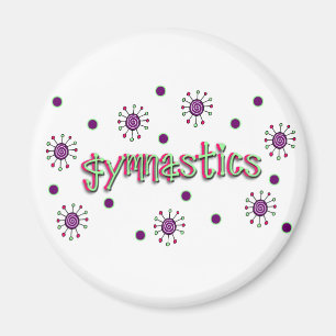 Gymnastics solar dots magnet