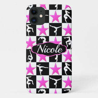 GYMNASTICS STAR POSES PERSONALIZED Case-Mate iPhone CASE