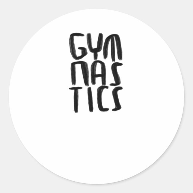 Gymnastics Sticker  (Front)