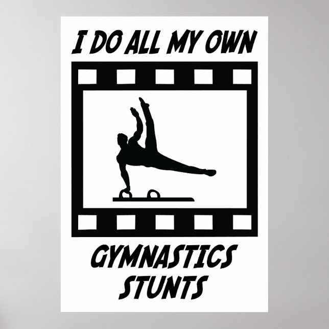 Gymnastics Stunts Poster (Front)