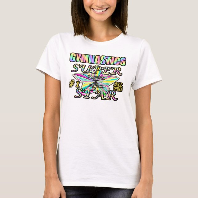 Gymnastics Superstar T-Shirt (Front)