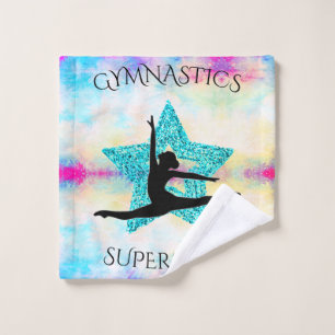 Gymnastics Superstar   Wash Cloth