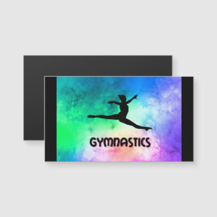 Gymnastics Switch Leap Watercolor