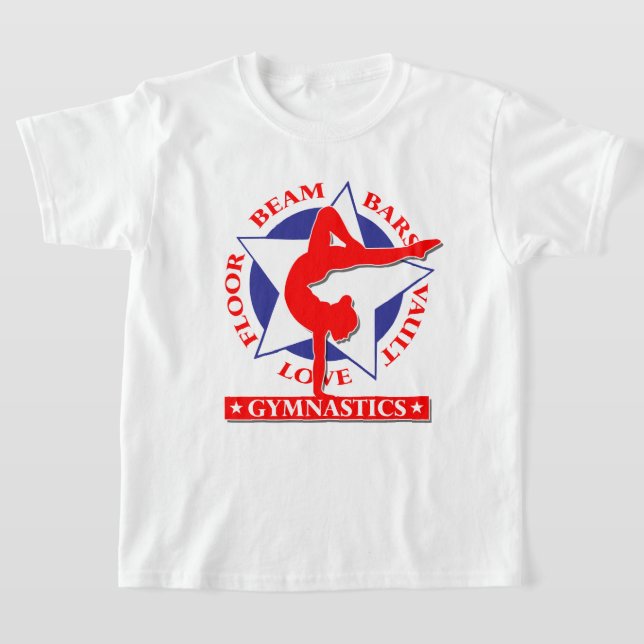 Gymnastics T-Shirt (Laydown)