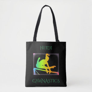 GYMNASTICS TOTE WITH CUSTOM NAME! BAG