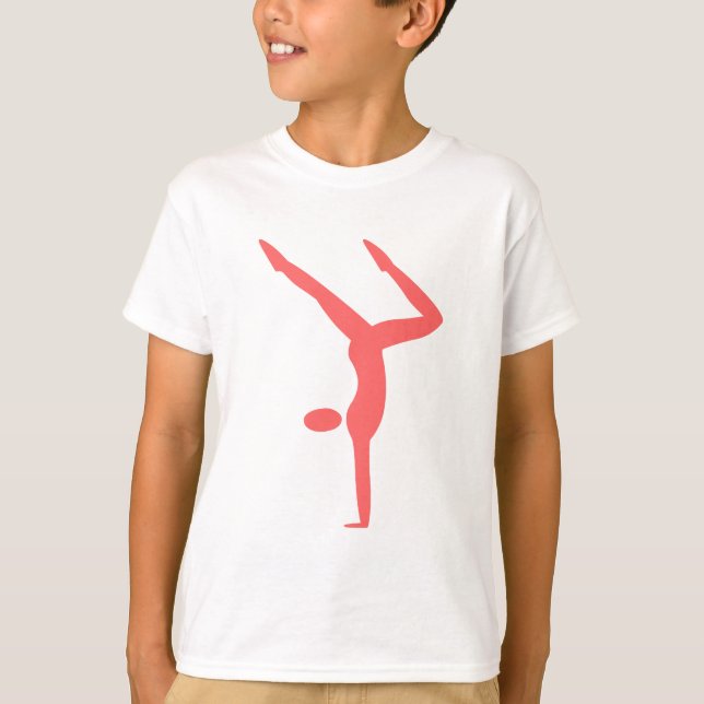 Gymnastics - Tropical Pink T-Shirt (Front)