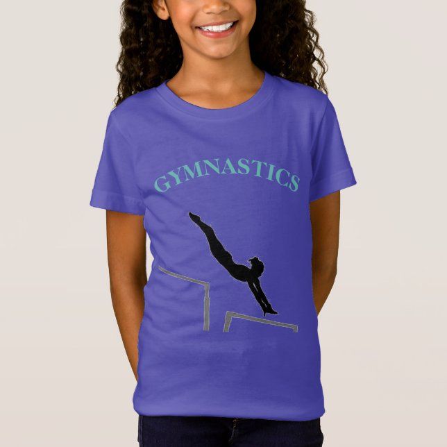Gymnastics Uneven Bars T-Shirt (Front)
