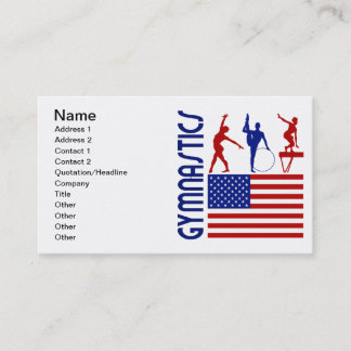 Gymnastics United States Business Card