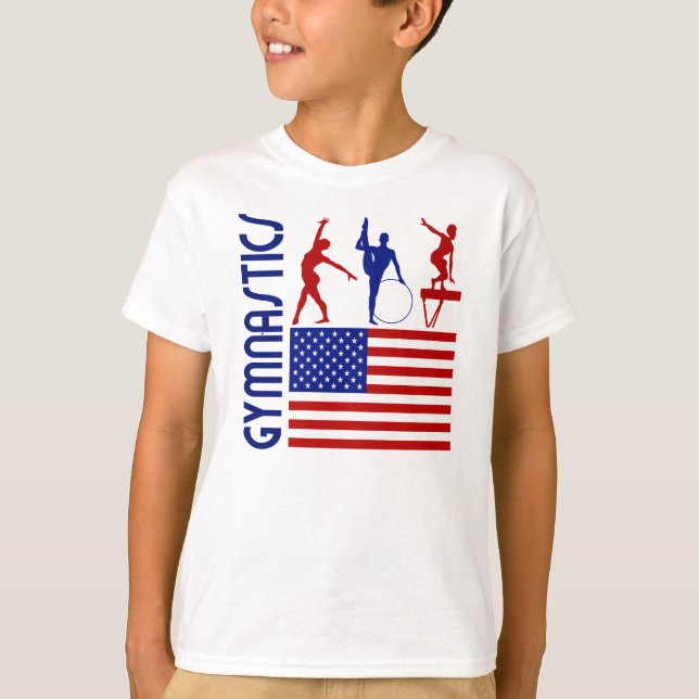 Gymnastics United States T-Shirt (Front)