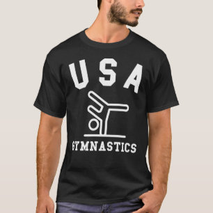 Gymnastics USA athlete passion Hobby Sport team T-Shirt