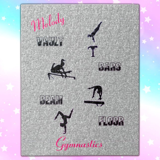 Gymnastics Vault, Bars, Beam, Floor Custom Puzzle (Creator Uploaded)