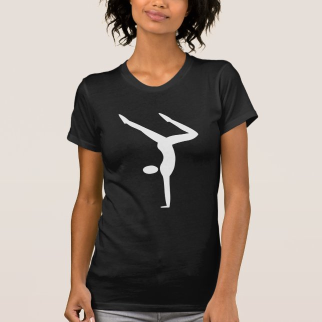 Gymnastics - White T-Shirt (Front)