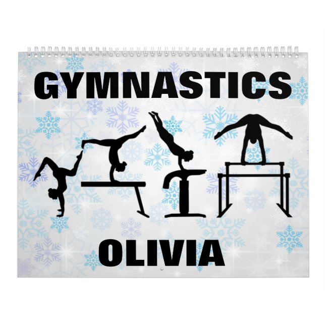 Gymnastics Winter Snowflake Calendar (Cover)