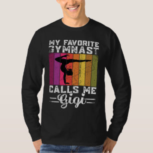 Gymnastics Women Grandma Gigi Gymnast Dance Retro T-Shirt