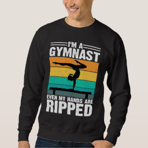 Gymnastics Women men Girls Teens Gymnast Dance Ret Sweatshirt
