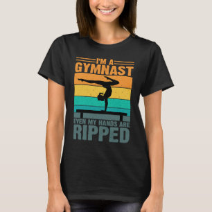 Gymnastics Women men Girls Teens Gymnast Dance Ret T-Shirt