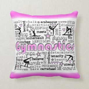 Gymnastics Words 2 Cushion
