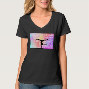 Gymnastics Words Ombre T-Shirt