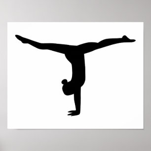 Gymnastics yoga poster
