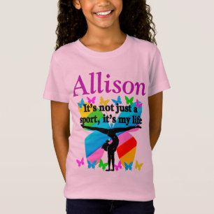 GYMNAST'S GOALS AND DREAMS PERSONALIZED T SHIRT