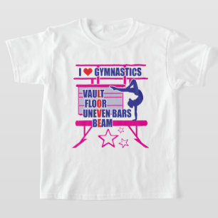 Gymnast's  -  I Love Gymnastics T-Shirt