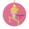 Gymnist girl Gymnastics Christmas Ornament