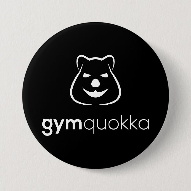 Gymquokka Expression Button (Front)
