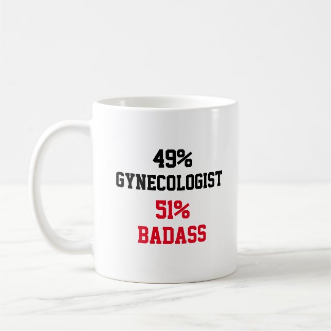 Gynaecologist Badass Coffee Mug (Left)