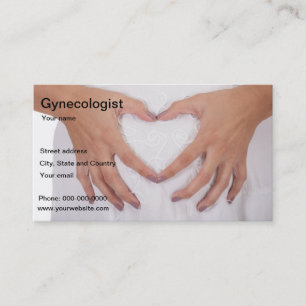 gynaecologist business card