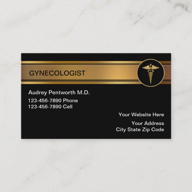 Gynaecologist Business Cards (Front)