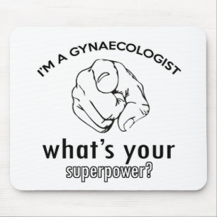 gynaecologist design mouse pad