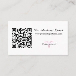 Gynaecologist obstetrician OBGYN doctor Business C Business Card