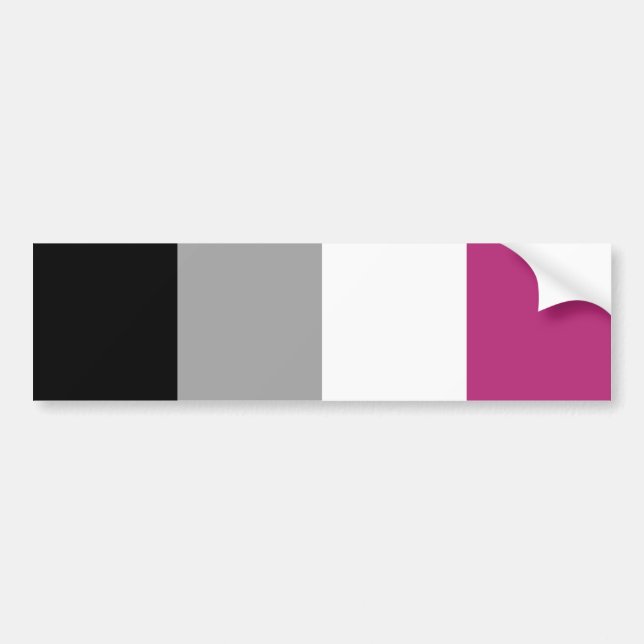 Gynephilia Pride Flag Bumper Sticker (Front)