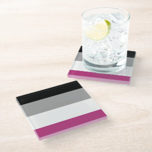 Gynephilia Pride Glass Coaster
