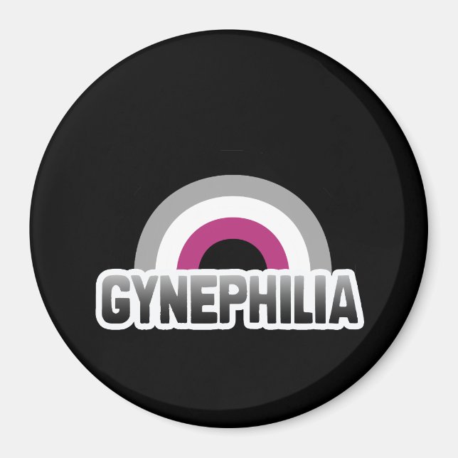 Gynephilia Pride Magnet (Front)
