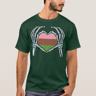 Gynoseual Gay Skeleton Nonbinary Love T-Shirt