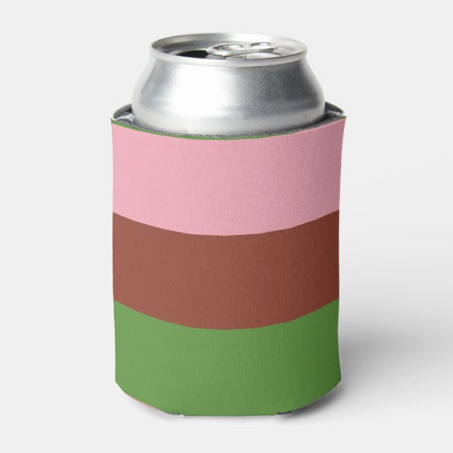 Gynosexual Pride Flag Can Cooler (Can Front)