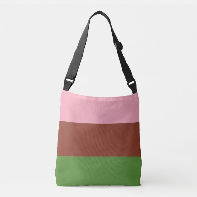 Gynosexual Pride Flag Crossbody Bag (Front)