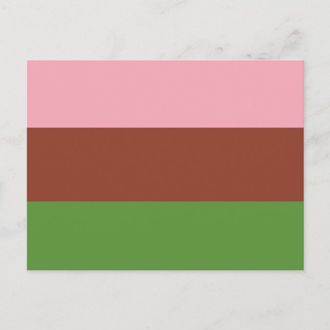 Gynosexual Pride Flag Postcard (Front)