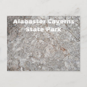 Gypsum Rock, Alabaster Caverns State Park, OK Postcard