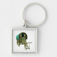 Gypsy bowtop caravan keychain