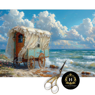 Gypsy Caravan Decoupage Tissue Paper