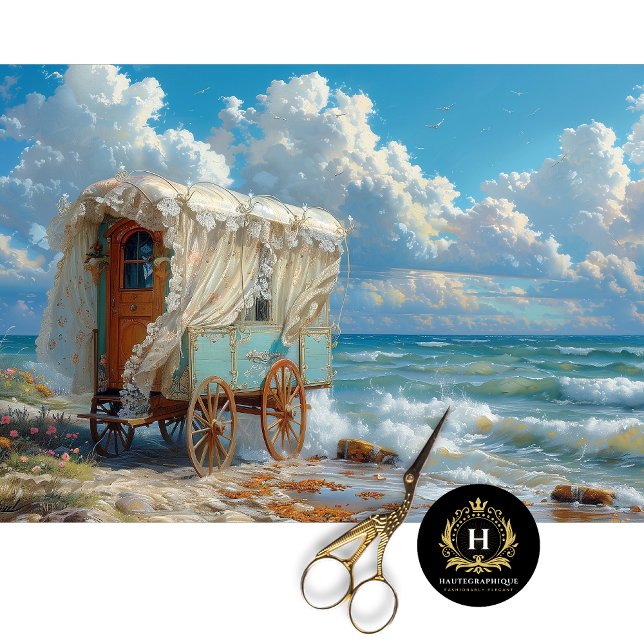 Gypsy Caravan Decoupage Tissue Paper (Creator Uploaded)