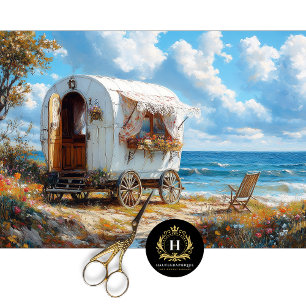 Gypsy Caravan Decoupage Tissue Paper