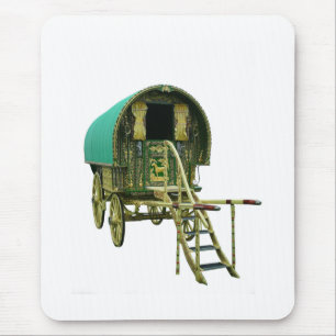 Gypsy caravan mouse pad