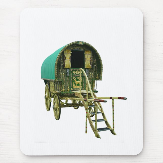 Gypsy caravan mouse pad (Front)